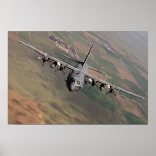 AC-130 Raumflugzeug Poster