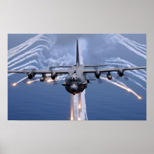 AC-130 Raumschiff Poster