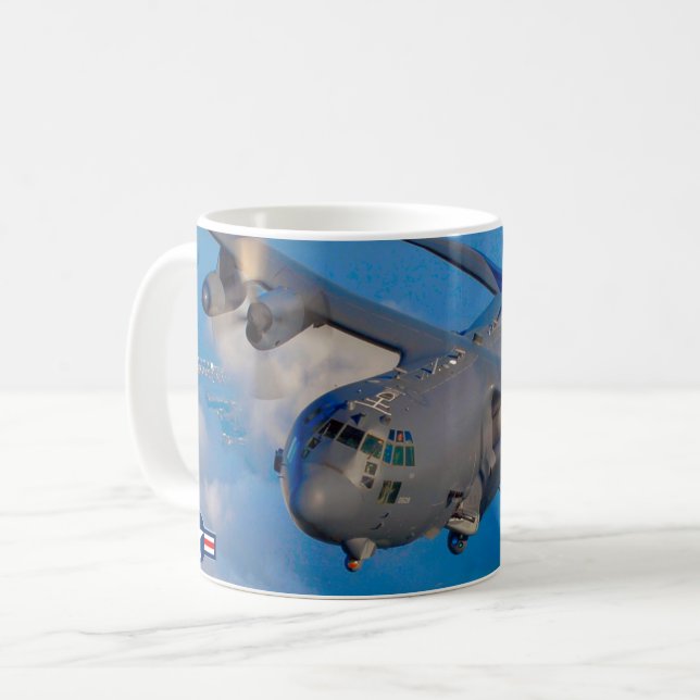 AC-130U SPOOKY GUNSHIP KAFFEETASSE (Vorderseite Links)