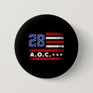 AC 2028 A.o.c. 2028 für die Fahne des Präsidenten Button