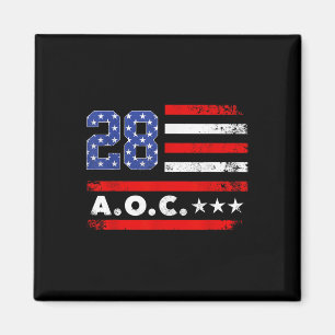 AC 2028 A.o.c. 2028 für die Fahne des Präsidenten  Magnet
