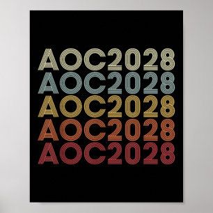 AC 2028 A.o.c. 2028 für die Präsidentschaftswahl 2 Poster