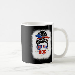 AC 2028 a.o.c. 2028 für President Messy Bun Girl Kaffeetasse