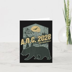 AC 2028 für Präsident Resist Bear Alexandria Ocas Karte
