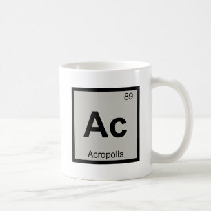 Ac - Akropolis Architektur Chemie Symbol Tasse