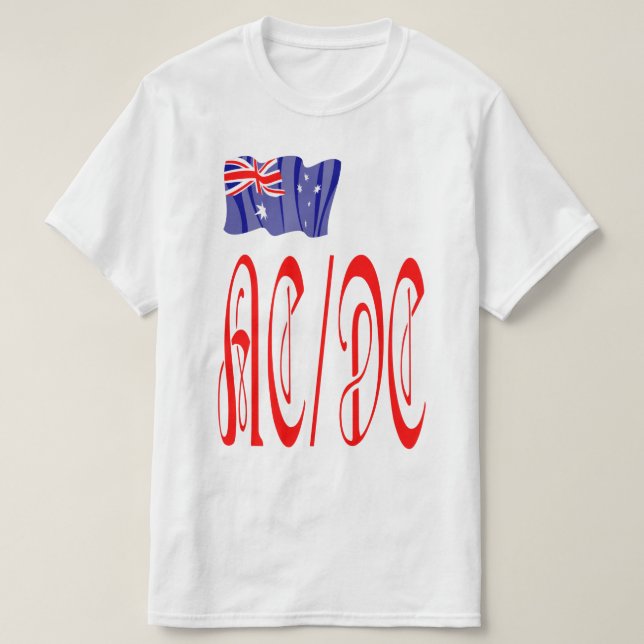 AC/DC-Musik T-Shirt (Design vorne)