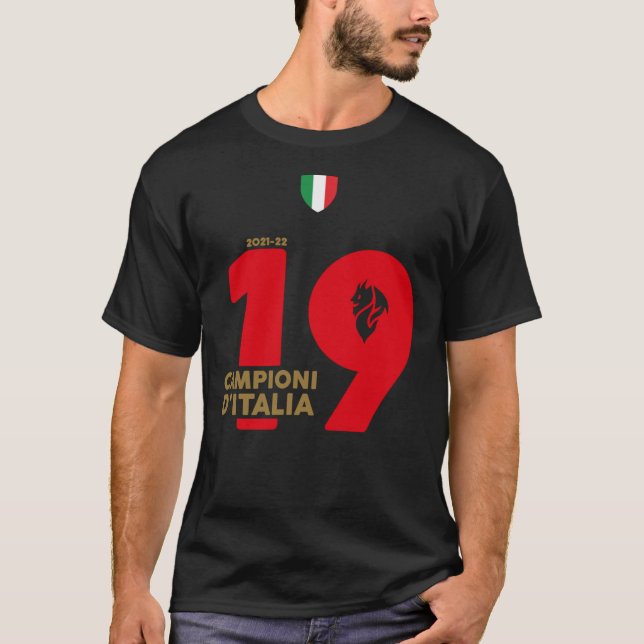 AC Milan CAMPIONI D&X27; ITALIA Champions of Italy T-Shirt (Vorderseite)