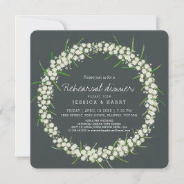 Acacia art Blume grün vor Hochzeit Probe Einladung