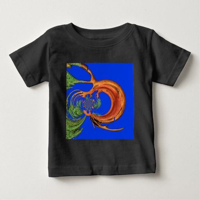 Acacia Circle Art Print Baby T-shirt (Vorderseite)