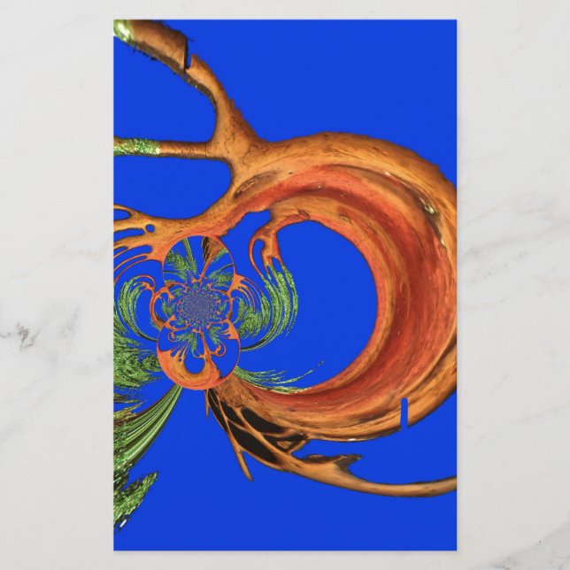 Acacia Circle Art Print Briefpapier (Vorderseite)