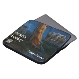 Acacia Legacy™: Mondlicht-Binärlinien   Mara safa Laptopschutzhülle