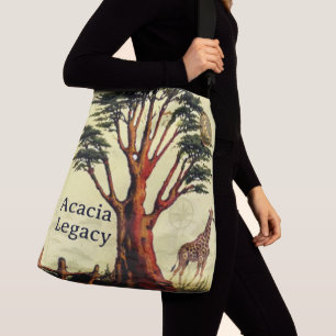 Acacia Legacy™: Signature Akazie Premium Tragetaschen Mit Langen Trägern