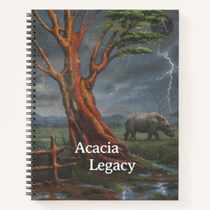 Acacia Legacy™: Sturm & Stärke Nature Edition Notizbuch