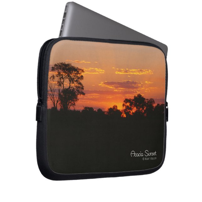 Acacia Sunset Laptopschutzhülle (Vorne Rechts)