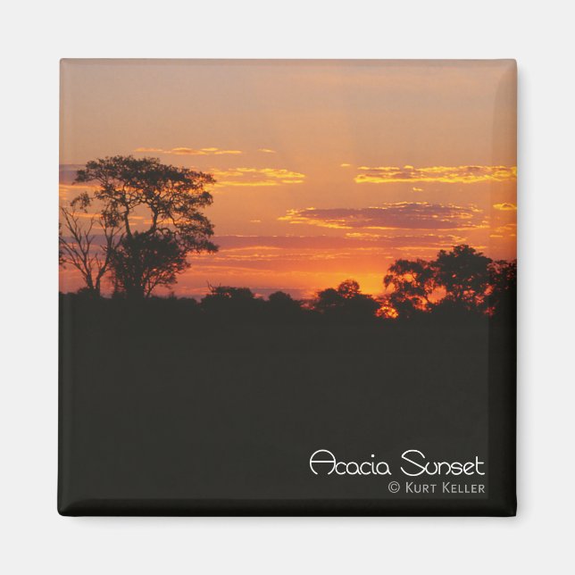 Acacia Sunset Magnet (Vorne)