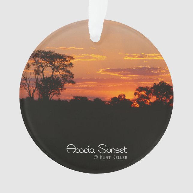 Acacia Sunset Ornament (Vorderseite)