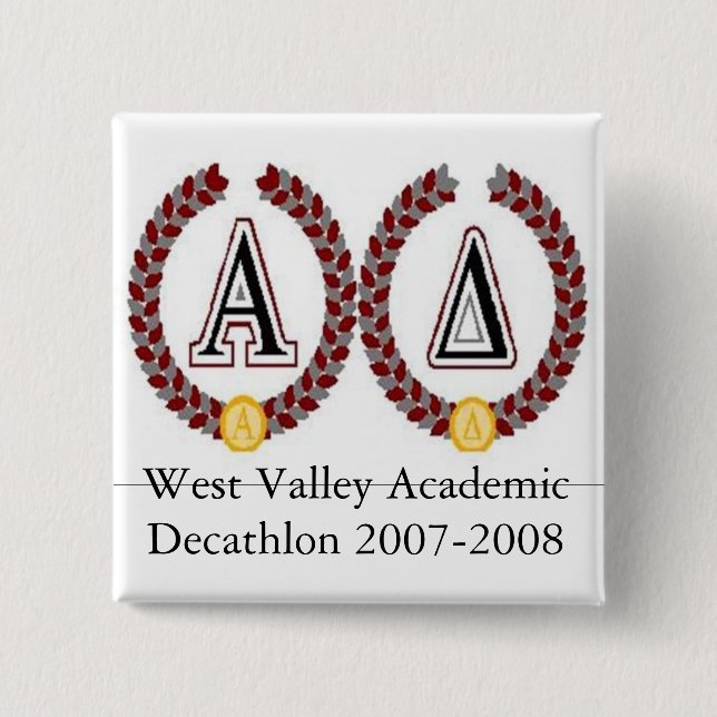 acadec2, Westtalakademischer Decathlon 2007-2008 Button (Vorderseite)