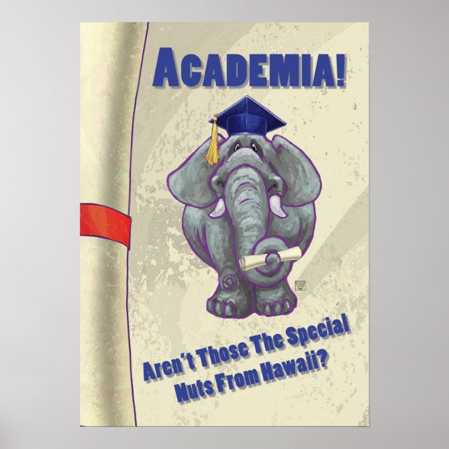 Academia Scroll Poster (Vorne)