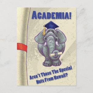 Academia Scroll Postkarte