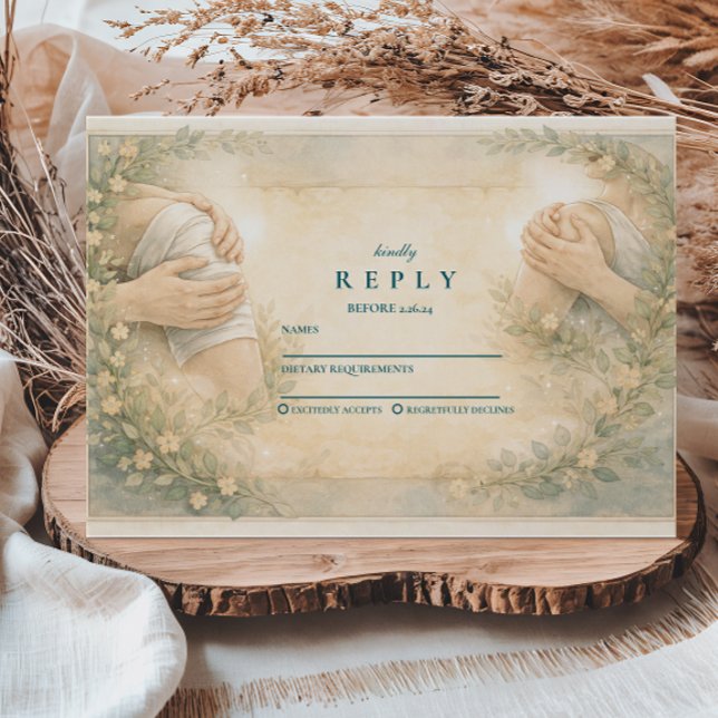 Academic Physical Therapy Graduate RSVP Karte (Von Creator hochgeladen)