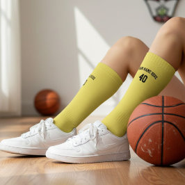 Academic Team Name Baseball Socks - Custom Number  Socken