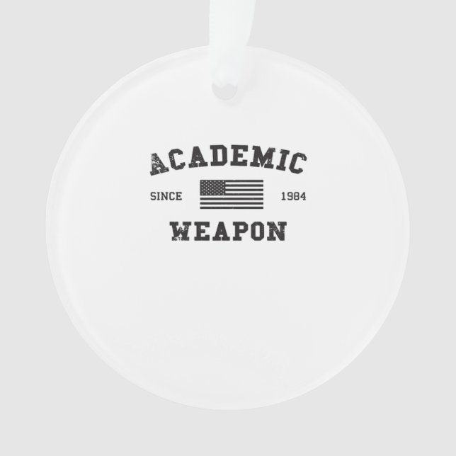 Academic Weapon Classic Funny Meme Ornament (Vorderseite)