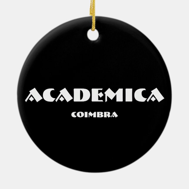 Academica Oval Weihnachtsschmuck (Hinten)