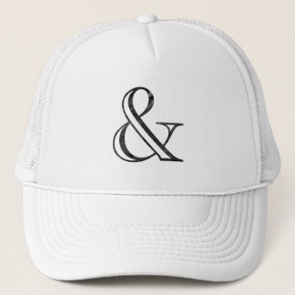 Academy Engraved Ampersand Black Truckerkappe