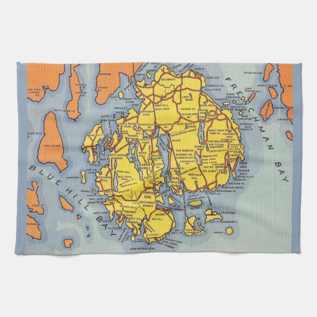 Acadia - Mt Desert Island  Geschirrtuch (Horizontal)