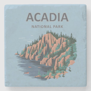 Acadia National Park Cadillac Mountain Steinuntersetzer