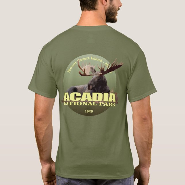 Acadia National Park (Elche) WT T-Shirt (Rückseite)