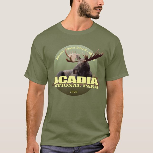 Acadia National Park (Elche) WT T-Shirt (Vorderseite)