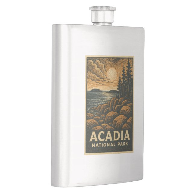 Acadia National Park Flask Flachmann (Rechts)