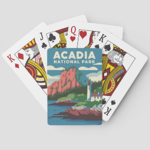 Acadia National Park Historisches Leuchtturm Spielkarten