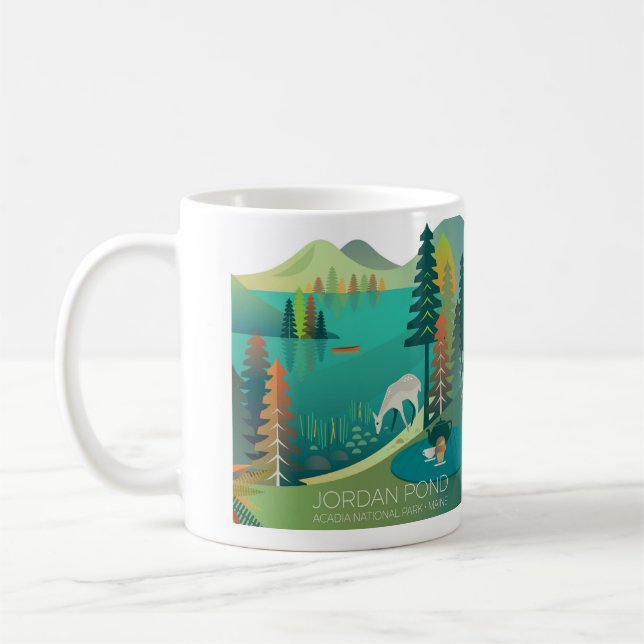 Acadia National Park, Jordan Pond Tasse (Links)