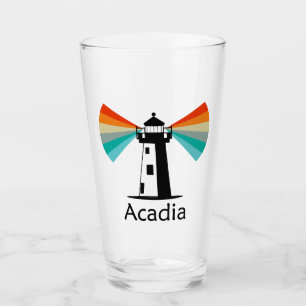 Acadia National Park Leuchtturm Regenbogen Glas