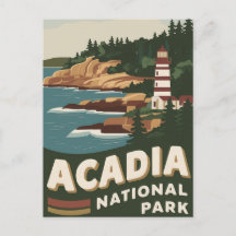 Acadia National Park Leuchtturm Reise Kunst