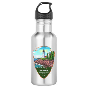 Acadia National Park Maine Arrowhead Edelstahlflasche