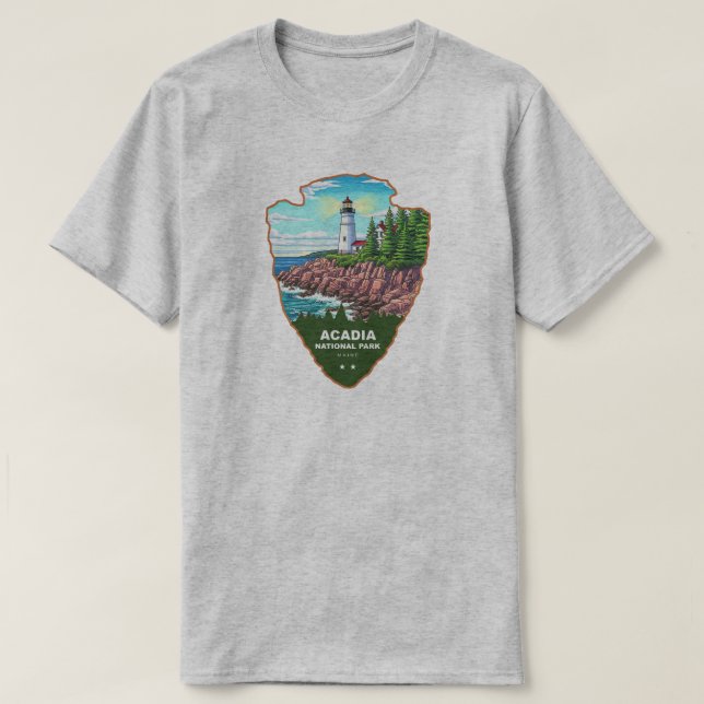 Acadia National Park Maine Arrowhead T-Shirt (Design vorne)