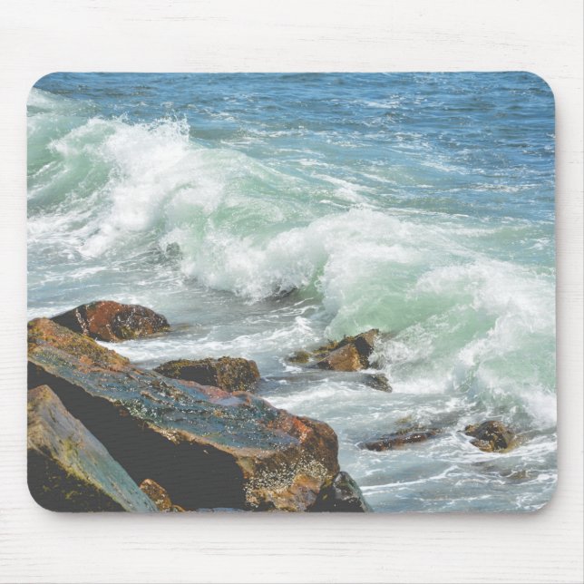 Acadia National Park Maine Coast Ocean Mousepad (Vorne)