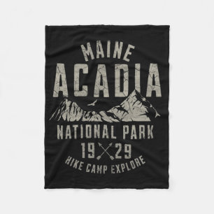 Acadia National Park Maine Natur Wandern Im Freien Fleecedecke