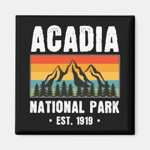 Acadia National Park, Maine Retro Vintage Magnet