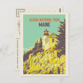 Acadia National Park, Maine, USA Postkarte