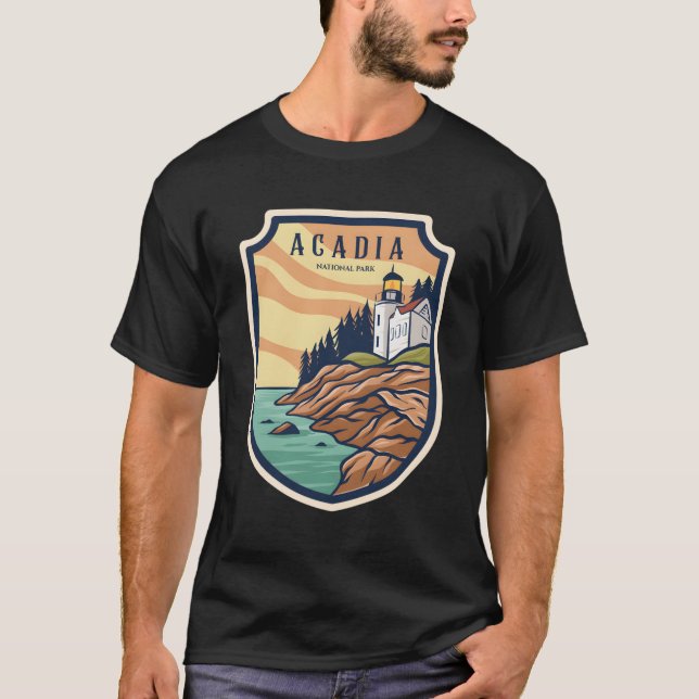 Acadia National Park Maine Usa T-Shirt (Vorderseite)