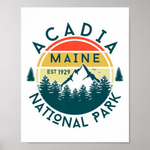 Acadia National Park Maine Wandern Natur Im Freien Poster