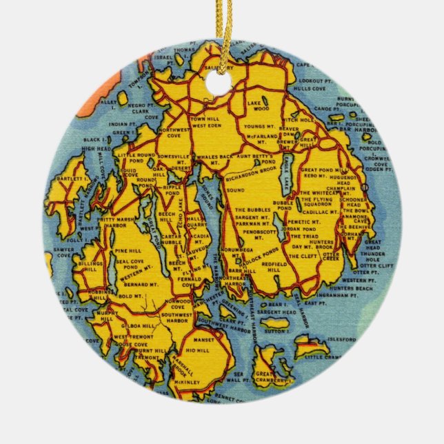 Acadia National Park - Mt Desert Is Ornament (Vorne)