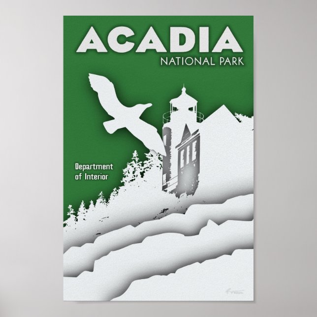 Acadia National Park Poster (Vorne)