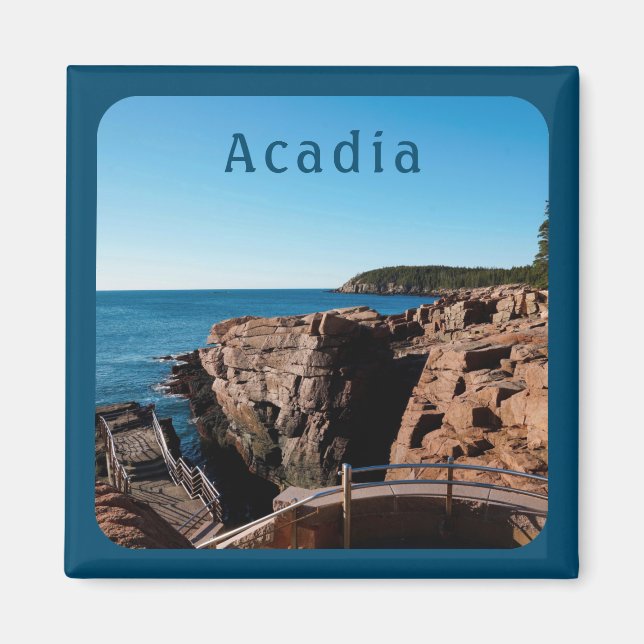 Acadia National Park Thunder Hole Maine Magnet (Vorne)