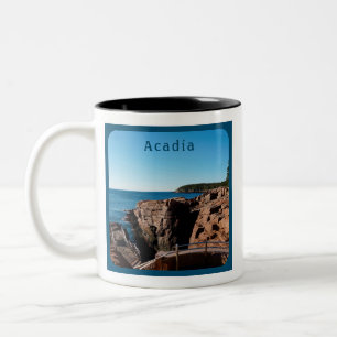 Acadia National Park Thunder Hole Maine Zweifarbige Tasse