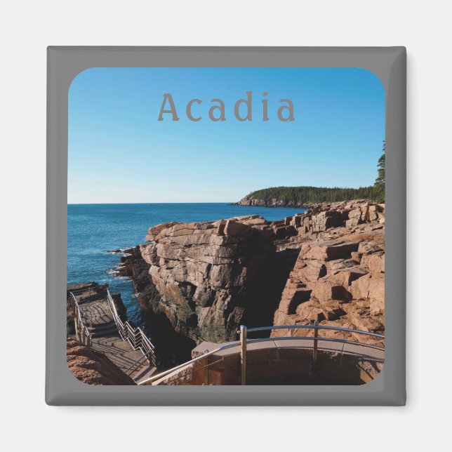 Acadia National Park Thunder Hole MDI Maine Magnet (Vorne)